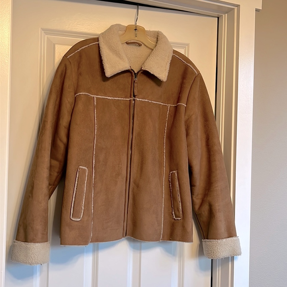 NWOT Faux Suede Jacket